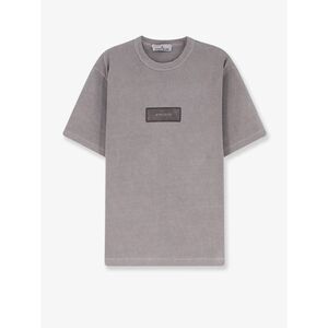 Stone Island Men Cotton T-Shirt With Logo Detail